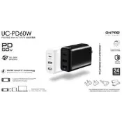 (新品現貨特價中)ONPRO UC-PD60W PD60W 3孔萬國急速USB充電器-黑/白