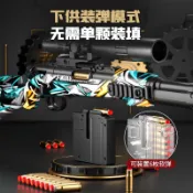 🚀台灣出貨🚀加大號98K槍阻擊AWM槍拋殼軟彈兒童玩具喫雞仿真手動拉栓M24男孩