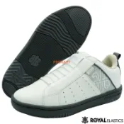 鞋大王ROYAL 06551-089 白X黑X灰 ICON 2.0 無鞋帶休閒鞋【有12、13號】324R 加贈襪子