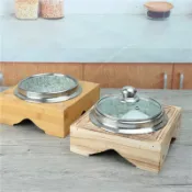 全球選品1館 生活百貨 韓國醬湯鍋抗裂石鍋拌飯石鍋砂鍋抗裂石碗石烤盤石煲石湯鍋