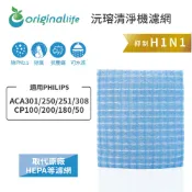 Original Life 沅瑢 適用PHILIPS: ACA301、CP100 可水洗 車用空氣機濾網