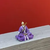 黃銅彩繪 龍虎山張天師府祖師神像 供奉擺飾 張道陵真人 家用四大天師 0817