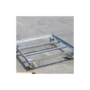 (店+){工廠直銷}鍍鋅角鐵移動底座冰箱洗衣機框架車專業定製烏龜車防生銹帶輪托盤 DMBV