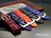 【時間探索】 Panerai 沛納海 代用 高級矽膠錶帶特殊迷彩版 ( 24mm) sil
