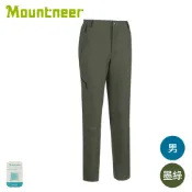 悠遊山水戶外生活館 【Mountneer 山林 男四彈保暖合身長褲《墨綠》】42S13/休閒褲/戶外褲/男褲/登山/防風