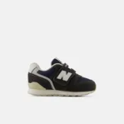 【京站i購物】【New Balance】限時85折↘996 v3 Hook and Loop 兒童 黑水泥與復古靛藍 I9961UR-W