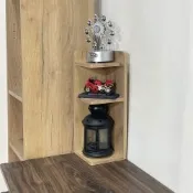One 生活 桌上角落架 櫃子收納/可超取/三層架/化妝品收納(寬15CM桌上轉角架)