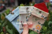 Sofie 機縫工房【夢幻花園 仙人掌 蒲公英】分層符袋 平安符袋 香火袋 項鍊符袋 護身符袋 悠遊卡套 卡袋 手工手作