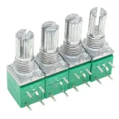 (2個裝)RV097 音量電位器 B5K10K20K50K100K可調電位器3腳/5腳/6腳/8腳