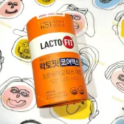 韓國鍾根堂LACTO-FIT益生菌 乳酸粉 橙色60入(增強版)