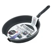 【EVERWARE】手工鑄造 鐵鏟專用不沾平底鍋 37CM(單把)