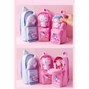 一正 文具 三麗鷗 Hello Kitty 背包造型款式 減壓 雙層 筆盒 3D立體 文具盒 大容量 鉛筆盒