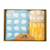 SUNBOW JOGAN日本成願毛巾 elephant infant 象寶貝系列 禮盒組