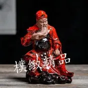 【樸緻精品】陶瓷關公神像 關聖帝君 義薄雲天 正氣凜然 法像莊嚴（GA-0215）