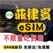 【5G eSIM】菲律賓eSIM】高速上網 24H發貨 上網卡 網路 網卡 菲律賓網卡 宿霧 esim菲律賓 吃到飽