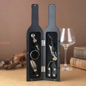 創意紅酒具5件套開瓶器葡萄酒塞高檔酒具3件套紅酒具套裝禮盒0q5522