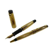 【長益鋼筆】Aurora 阿羅拉 Oro Massiccio 珠寶系列 grana di riso 18k純金 GT鋼筆