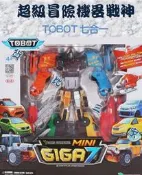 TOBOT 機器戰士 超級冒險機器戰神 玩具 變型 汽車 兒童節 七合一 生日禮物 小孩 聖誕節 組合 變形合體機器人7