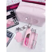 限量 開口處微瑕疵❗️迪奧Dior  字母logo淺粉色  櫻花🌸粉 柔粉手拿包 化妝包 亮面 漆皮感覺❤️