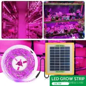 思樂小舖 LED植物生長燈全光譜補光燈夾子植物燈太陽能可定製