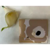 （貞心手作）marimekko 罌粟花同款布料/雙層卡夾包/零錢包/口紅小物包