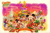 DISNEY東京迪士尼2014聖誕節紀念明信片(日本製)