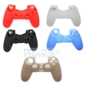 全新 PS4 遊戲 手把 握把 搖桿 控制器 保護套 矽膠套 果凍套 黑 白 藍 紅 灰 五色
