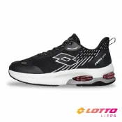 LOTTO 樂得 慢跑鞋 AERO V2 氣動避震跑鞋 氣墊 緩震 安全反光 透氣 乳膠鞋墊 黑白 LT5AMR0660