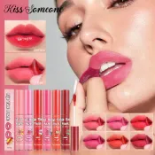 KISS SOMEONE 6 色剝離唇彩套裝防水轉移色