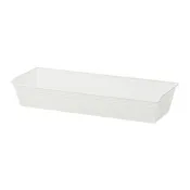 【IKEA 宜家家居】KOMPLEMENT 網眼式網籃, 白色, 100x35 公分