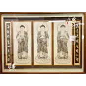 《大溪神桌 果真興佛具》實體門市 三寶佛 三身佛 三世佛 綢布神明聯 觀音佛聯 佛像訂做 佛桌佛聯 神衣神帽 宮廟百貨