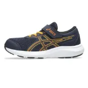 Asics  慢跑鞋 中童鞋 魔鬼氈 CONTEND 9 PS 藍 1014A338-409【S.E運動】