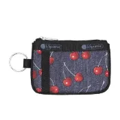 【Lesportsac】Key Card Holder 卡夾 零錢袋 鑰匙包 卡片零錢包 送禮 禮物 推薦 女包(夏日櫻桃)