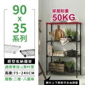 【現貨免運 | 多尺寸】鐵架 層架 90X35四/五/六/七層 收納架 鐵力士架 貨架 波浪架 置物架 展示架 收納櫃