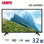 【百利市購物中心】【SAMPO聲寶】32型HD低藍光顯示器+視訊盒 EM-32FB600