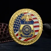 🔥現貨🔥 美國 聯邦調查局 FBI 紀念幣 警察 軍事 生存遊戲 軍用 警用 華盛頓特區 USA