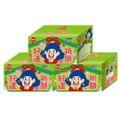 【乖乖】好運祈願箱-奶油椰子口味3箱(80g*6包/箱)/平安/順利/好運