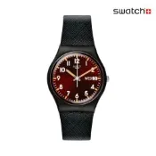 Swatch SIR RED 經典手錶/男錶/女錶/瑞士製造 SO28B704 (34mm)