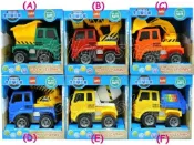 寶貝玩具屋☆【車車】迷你版慣性小工程車(工作車怪手水泥車吊車垃圾車沙石車)摩輪車(單款價)