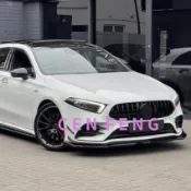 涔峰ＣＦ☆(黑) BENZ W177 前期 AMG專用 A200 A250 A35 前下巴 前下 前唇 定風翼 空力套件