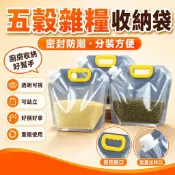 💥在臺24H💥五穀雜糧收納袋食品級糧食收納盒雜糧密封袋多功能分裝袋吸嘴袋 13D2