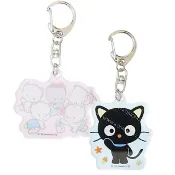 小禮堂 Sanrio 三麗鷗 造型壓克力吊飾鑰匙圈 (全身款) 巧克貓 Nya Ni Nyu Ne Nyon