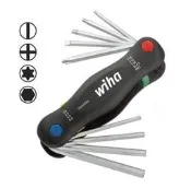【科隆工具】德國 Wiha SB 351 PG9X 折疊綜合扳手組 (一字 / 十字 / 六角 / TORX星型)