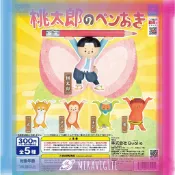 【M.M小舖】『現貨』 Qualia 轉蛋 扭蛋 桃太郎置筆架 置筆郎 舉起來 撐起來 筆架 全5款