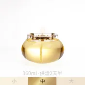【臺灣製】中凸杯1號蓮固油燈組 供燈2-3天 超耐熱高硼砂玻璃 供燈 供油燈 光明燈 酥油燈 萬年燈芯