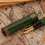[ 筆來筆趣Pen101] 義大利🇮🇹AURORA 黎明鋼筆 綠色Internazionale  Verdi 18K金
