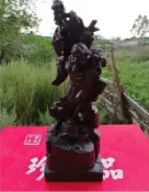 銀聯網日用品生活館 越南天然沉香木木雕達摩祖師菩薩紅木工藝實木家居擺件1入