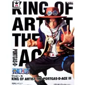 日版金證 火焰 燒燒果實 艾斯 KING OF ARTIST 3 藝術王者 海賊王 公仔 阿拉巴斯坦