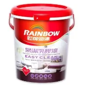 【虹牌】彩虹屋 易潔乳膠漆 玫瑰白 1L