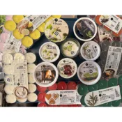 IKEA  現貨 小蠟燭(冷杉、營火、薑餅、茉莉、莓果、香草、檸檬）燃燒3.5 小時、杯裝蠟燭20&40小時